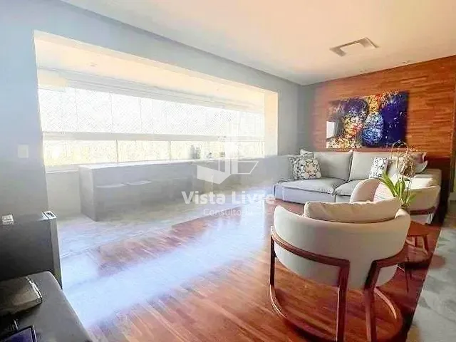 Apartamento com 130m² 3 quartos e 4 banheiros, à venda, no bairro Brooklin Paulista em São Paulo