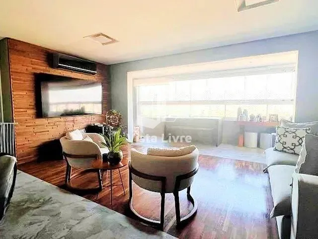 Apartamento com 130m² 3 quartos e 4 banheiros, à venda, no bairro Brooklin Paulista em São Paulo