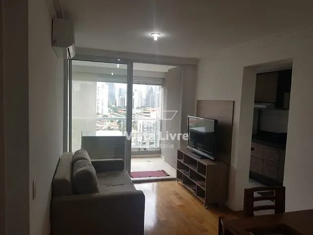 Apartamento com 45m² 1 quarto e 1 banheiro, à venda, no bairro Brooklin Paulista em São Paulo