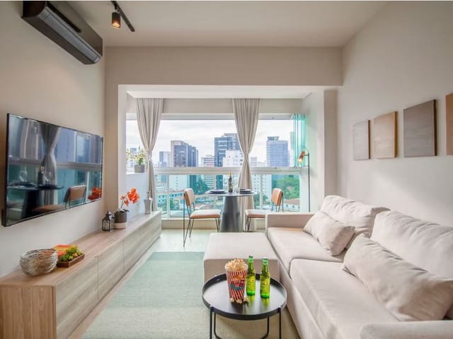 Foto do Apartamento - Apartamento mobiliado para locação em Pinheiros – 39m² – R$ 6.500/mês | Pitale Imóveis Ltda.