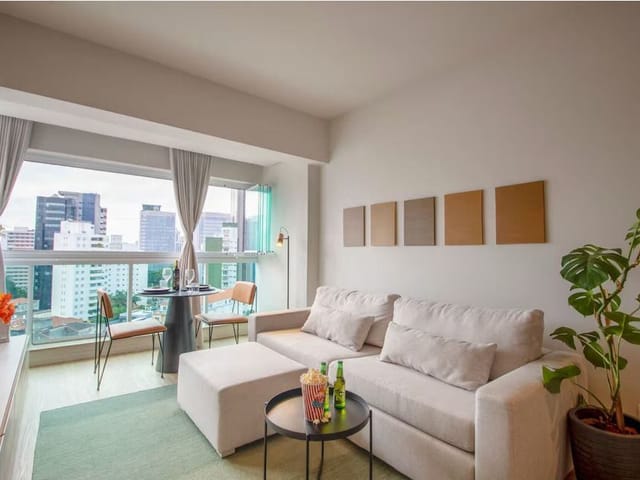 Foto do Apartamento - Apartamento mobiliado para locação em Pinheiros – 39m² – R$ 6.500/mês | Pitale Imóveis Ltda.