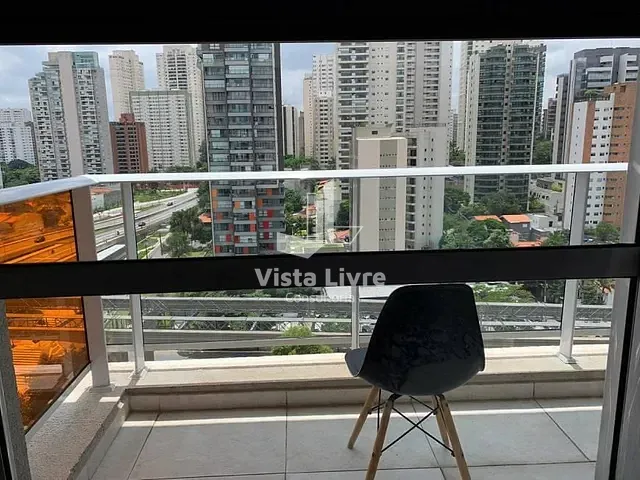 Apartamento com 37m² 1 quarto e 1 banheiro, à venda, no bairro Brooklin Paulista em São Paulo