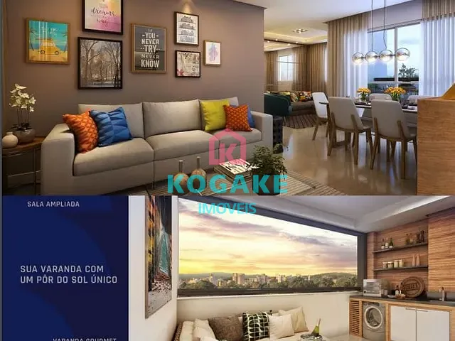 Apartamento com 56m² 2 quartos e 2 banheiros, à venda, no bairro Vila Industrial em São José dos Campos