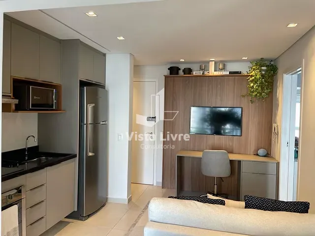 Apartamento com 35m² 1 quarto e 1 banheiro, à venda, no bairro Santo Amaro em São Paulo