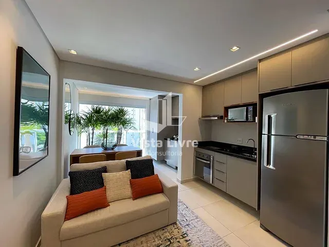 Apartamento com 35m² 1 quarto e 1 banheiro, à venda, no bairro Santo Amaro em São Paulo