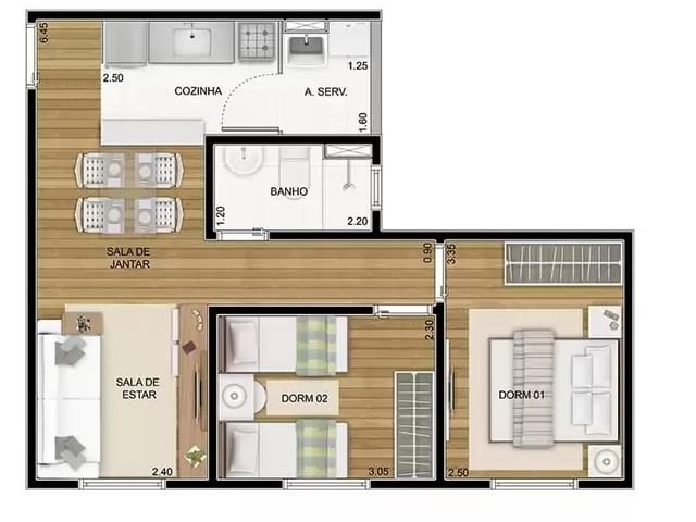 Foto do Apartamento - Apartamento com 2 dormitórios à venda, 47 m² por R$ 322.000,00 - Jardim Vila Formosa - São Paulo/SP | ZONA LESTE IMÓVEIS