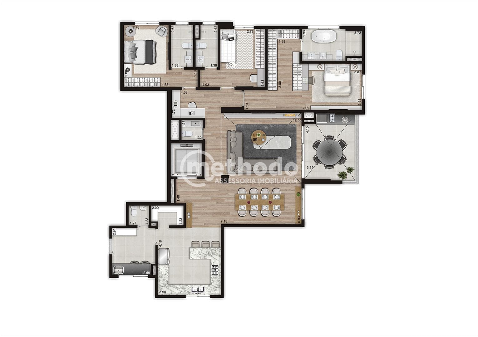 Apartamento, 3 quartos, 110 m² - Foto 44