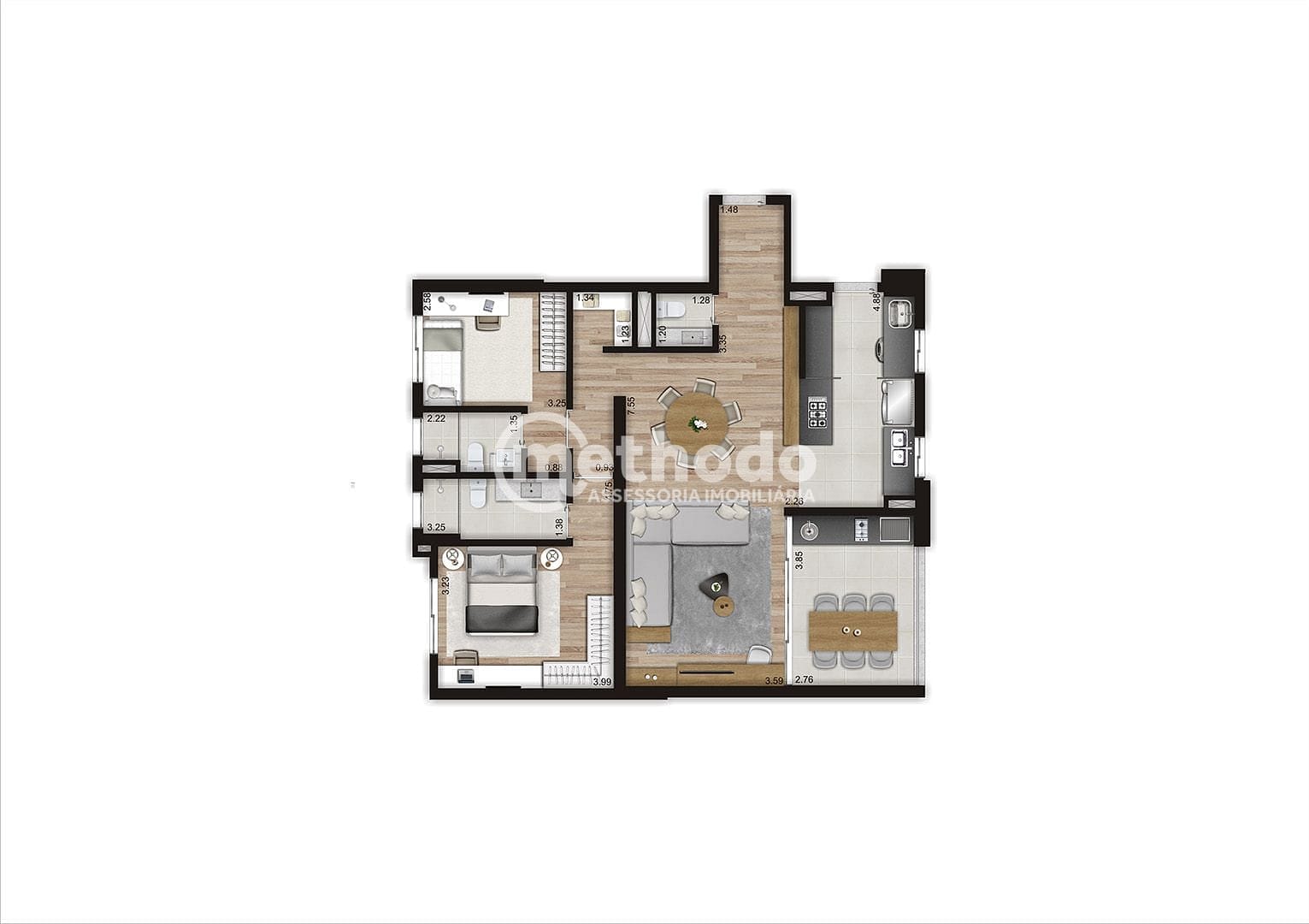 Apartamento, 3 quartos, 110 m² - Foto 42