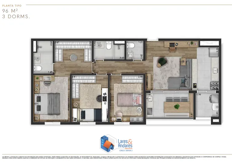 Apartamento, 2 quartos, 75 m² - Foto 24