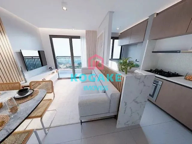 Apartamento com 56m² 2 quartos e 2 banheiros, à venda, no bairro Monte Castelo em São José dos Campos