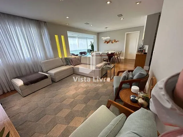 Apartamento com 198m² 4 quartos e 4 banheiros, à venda, no bairro Cidade Monções em São Paulo
