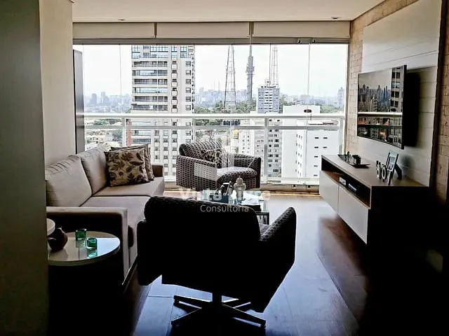 Apartamento com 89m² 2 quartos e 3 banheiros, à venda, no bairro Sumaré em São Paulo