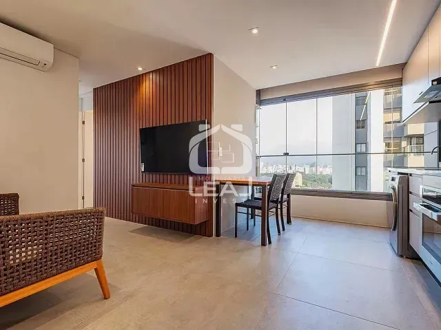 Apartamento com 56m² 1 quarto e 1 banheiro, para alugar, no bairro Pinheiros em São Paulo