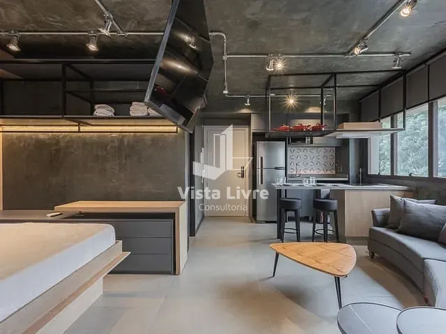 Apartamento com 48m² 1 quarto e 1 banheiro, à venda, no bairro Vila Olímpia em São Paulo