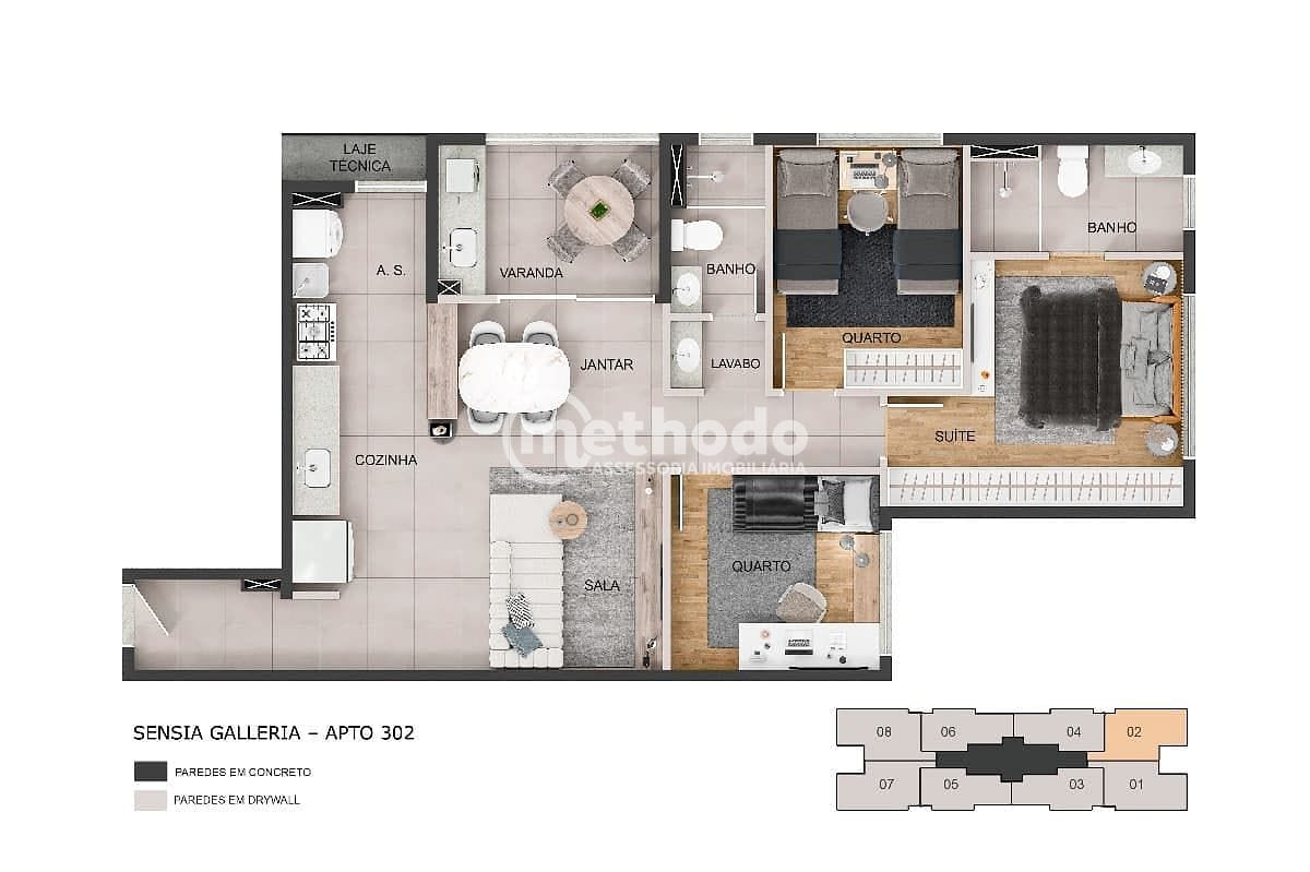 Apartamento, 2 quartos, 54 m² - Foto 12