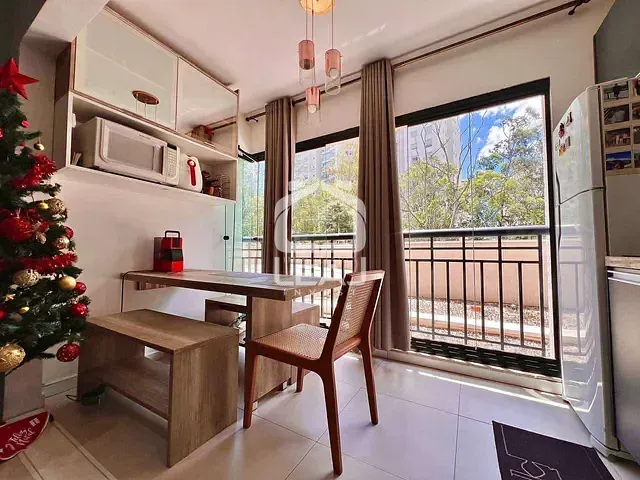 Apartamento 1 quarto e 1 banheiro, à venda ou para alugar, no bairro Vila Andrade em São Paulo