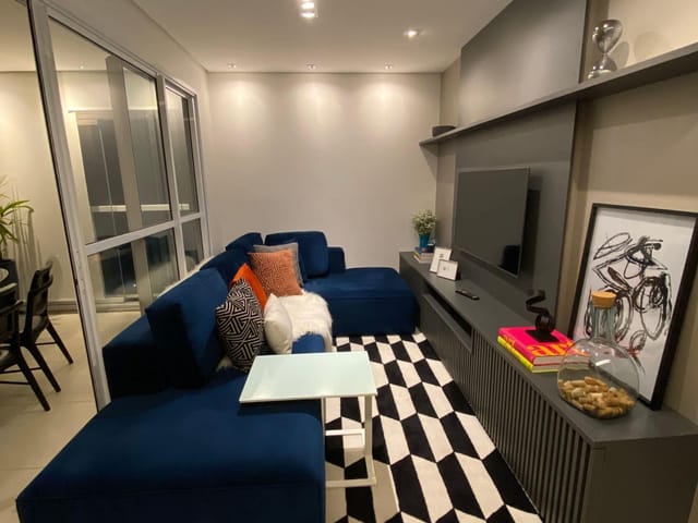 Foto do Apartamento - Apartamento com 1 suíte, 1 vaga à venda no Campo Belo à venda pronto para morar | Vista Livre