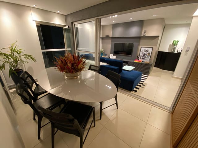 Foto do Apartamento - Apartamento com 1 suíte, 1 vaga à venda no Campo Belo à venda pronto para morar | Vista Livre