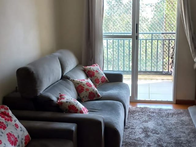 Apartamento 3 quartos e 2 banheiros, à venda, no bairro Chácara Agrindus em Taboão da Serra
