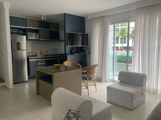 Apartamento com 80m² 2 quartos e 3 banheiros, à venda, no bairro Parque Enseada em Guarujá