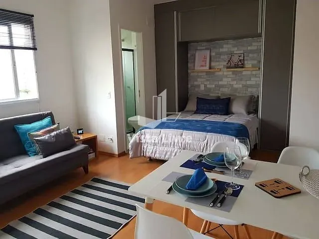 Studio com 32m² 1 quarto e 1 banheiro, à venda, no bairro Cerqueira César em São Paulo