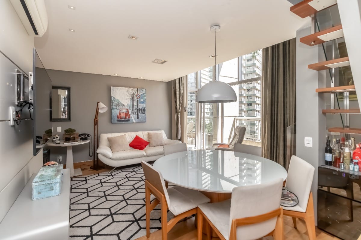 Apartamento para venda em Vila Nova Conceição com 2 quartos, sendo 2 suítes, 146m²