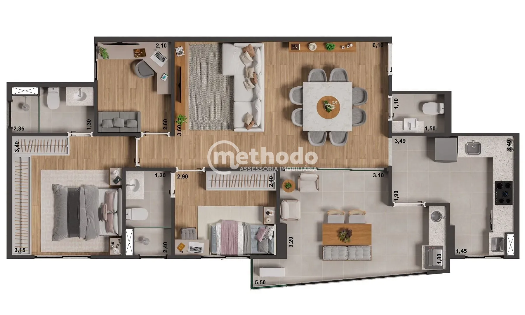 Apartamento, 3 quartos, 83 m² - Foto 19