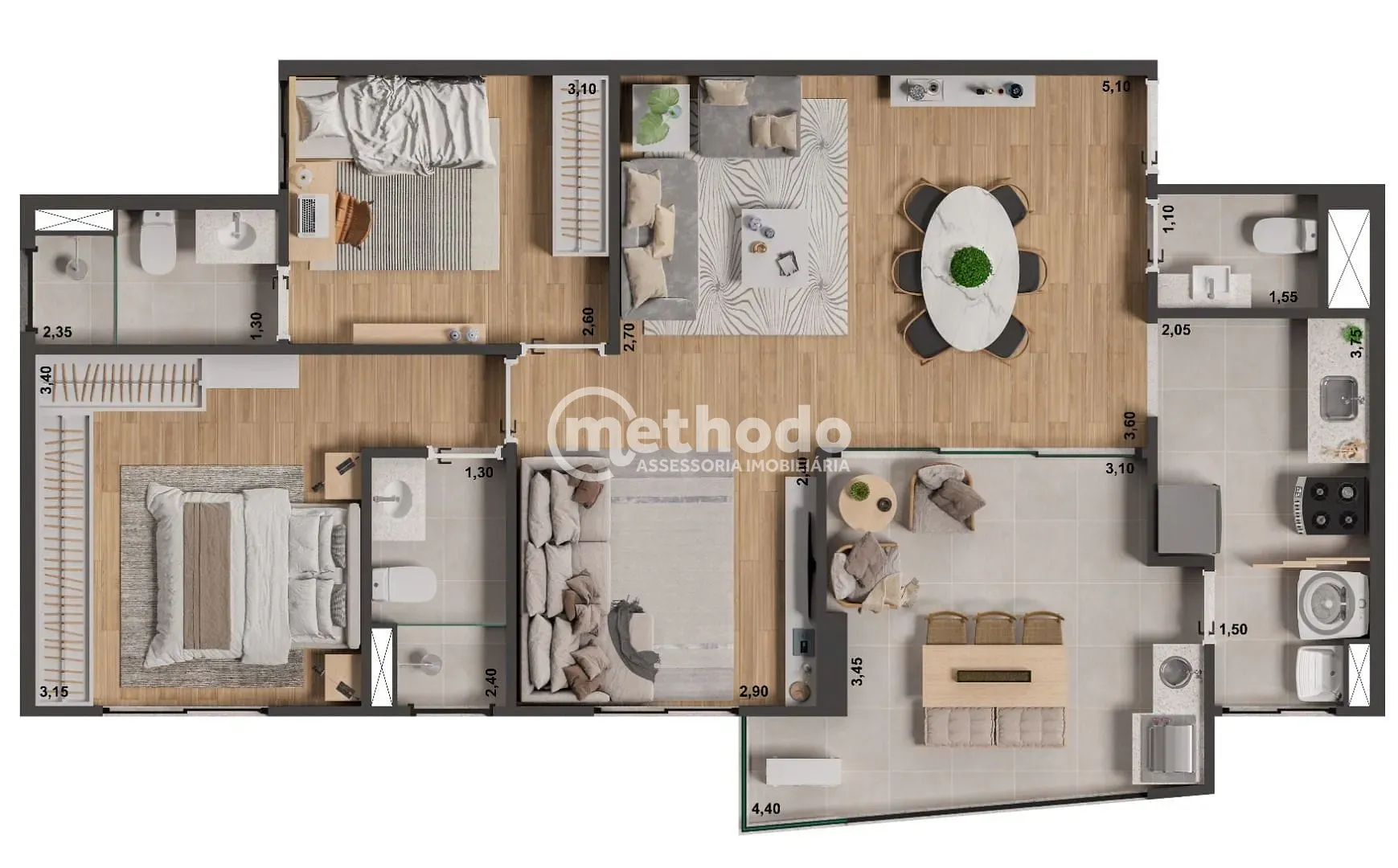 Apartamento, 3 quartos, 83 m² - Foto 20