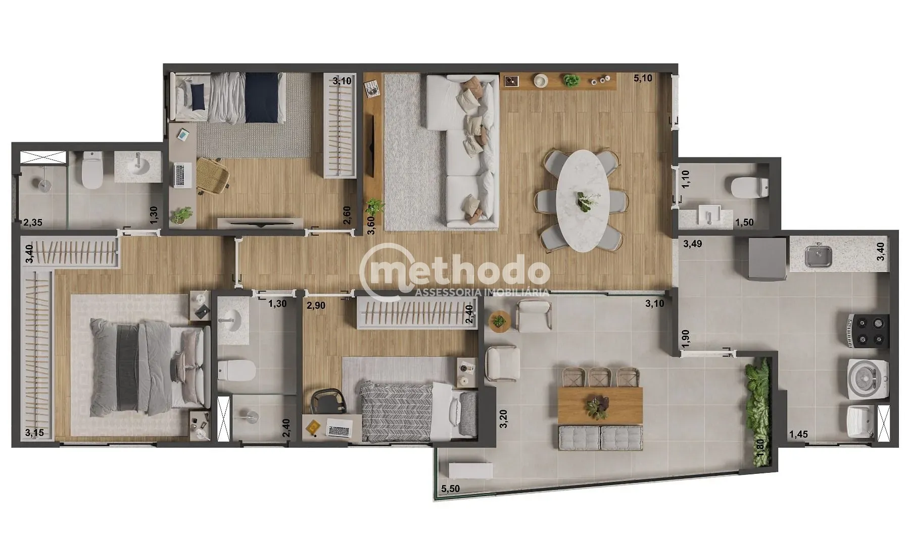 Apartamento, 3 quartos, 83 m² - Foto 25