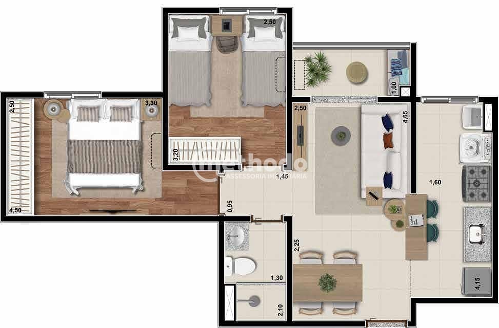 Apartamento, 2 quartos, 49 m² - Foto 14