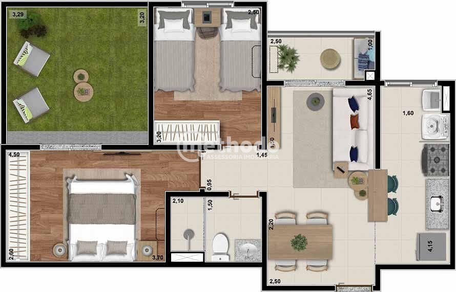 Apartamento, 2 quartos, 49 m² - Foto 15