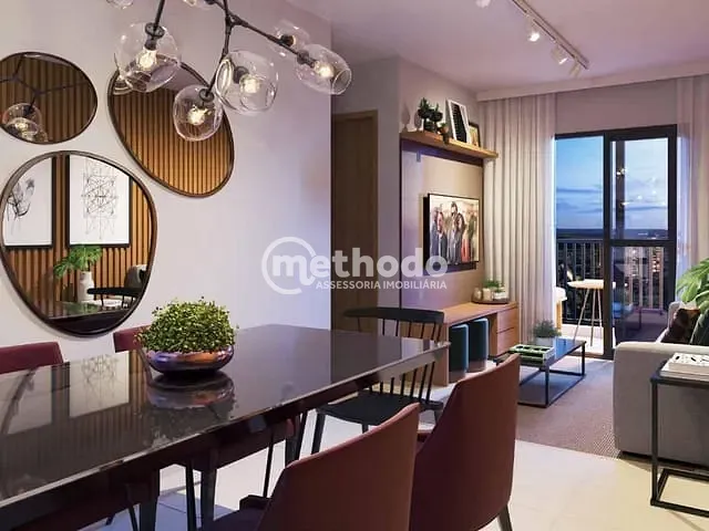 Apartamento com 72m² 2 quartos e 1 banheiro, à venda, no bairro Mansões Santo Antônio em Campinas