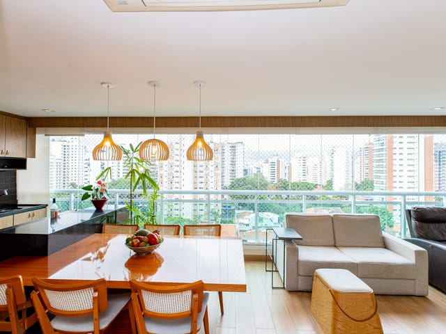 Foto do Apartamento - Apartamento para venda em Campo Belo com 3 quartos, sendo 3 suítes , 151m² | Correteria Imóveis