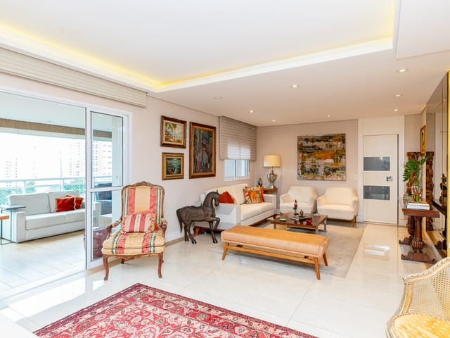 Foto do Apartamento - Apartamento para venda em Campo Belo com 3 quartos, sendo 3 suítes , 151m² | Correteria Imóveis