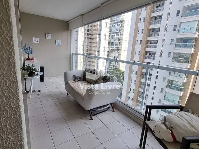 Apartamento com 72m² 1 quarto e 2 banheiros, à venda, no bairro Campo belo em São Paulo