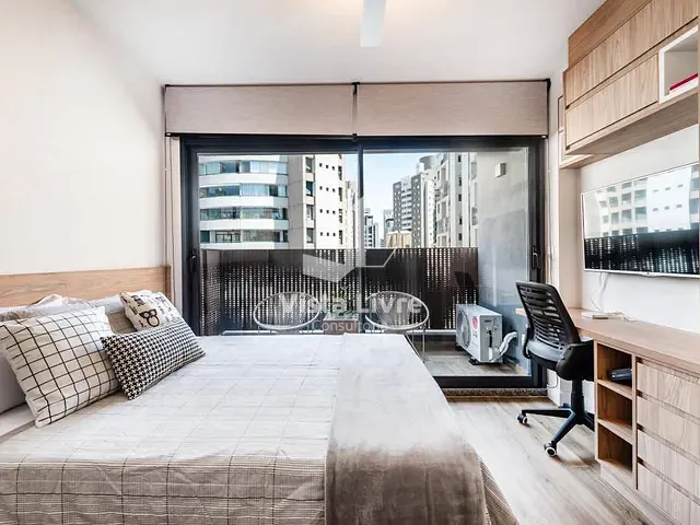 Apartamento com 26m² 1 quarto e 1 banheiro, à venda, no bairro Indianópolis em São Paulo