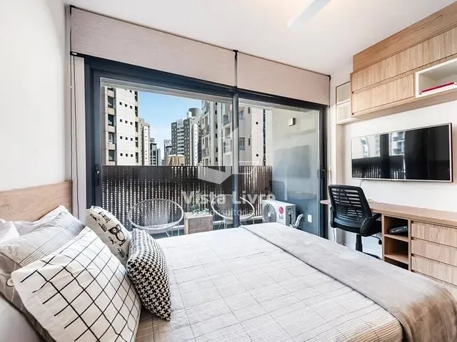 Apartamento com 26m² 1 quarto e 1 banheiro, à venda, no bairro Indianópolis em São Paulo
