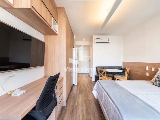Apartamento com 26m² 1 quarto e 1 banheiro, à venda, no bairro Indianópolis em São Paulo