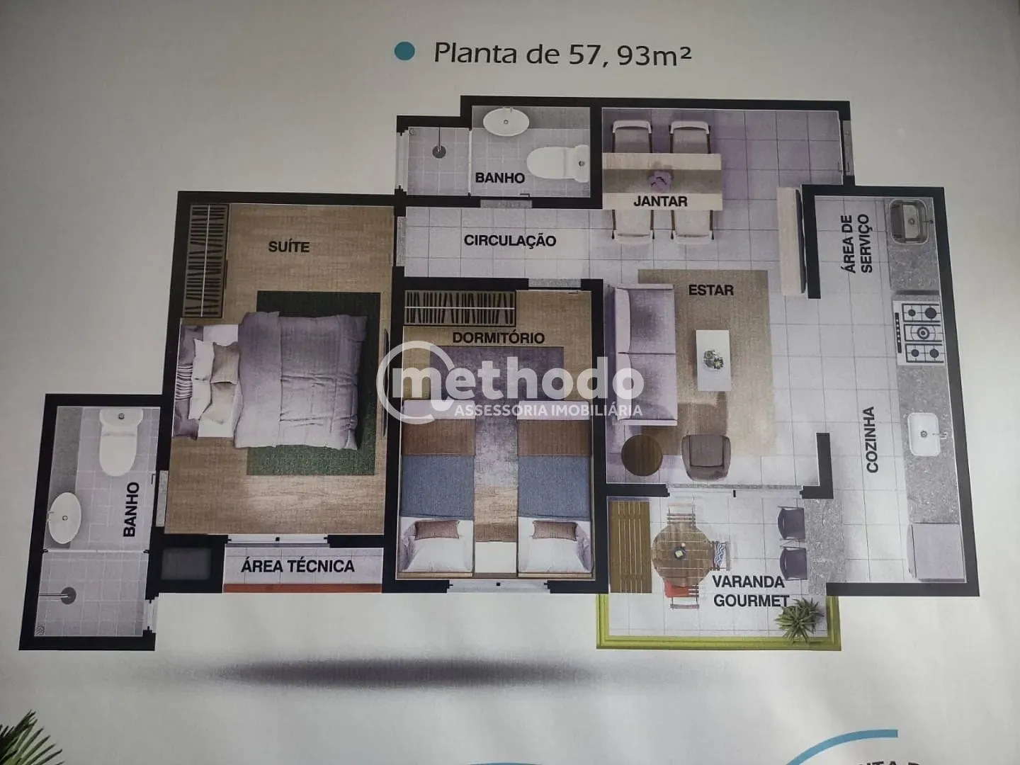 Apartamento, 2 quartos, 57 m² - Foto 23