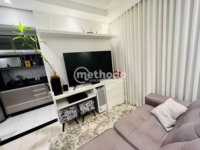 Apartamento com 49m² 2 quartos e 1 banheiro, à venda, no bairro Jardim Samambaia em Campinas