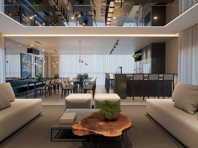 Apartamento com 120m² 3 quartos e 4 banheiros, à venda, no bairro Meia Praia em Itapema