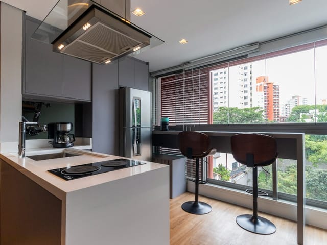 Apartamento com 33m² 1 quarto e 1 banheiro, à venda, no bairro Mirandópolis em São Paulo