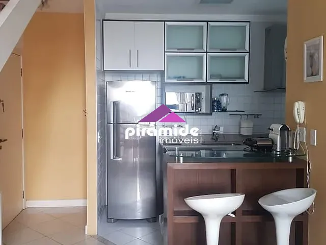 Apartamento com 72m² 1 quarto e 1 banheiro, à venda ou para alugar, no bairro Jardim Aquarius em São José dos Campos