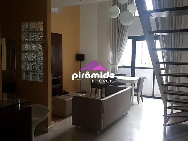 Apartamento com 72m² 1 quarto e 1 banheiro, à venda ou para alugar, no bairro Jardim Aquarius em São José dos Campos