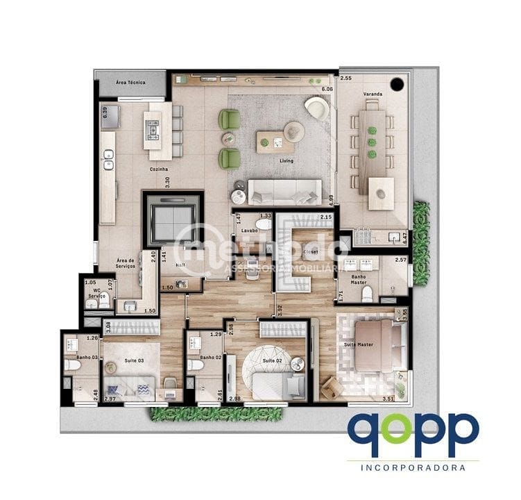 Apartamento, 3 quartos, 154 m² - Foto 26