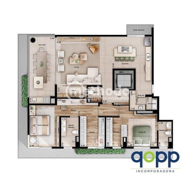 Apartamento, 3 quartos, 154 m² - Foto 24