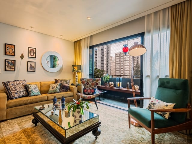 Foto do Apartamento - Apartamento tipo para venda em Moema com 4 quartos, sendo 3 suítes, 141m² | Correteria Imóveis