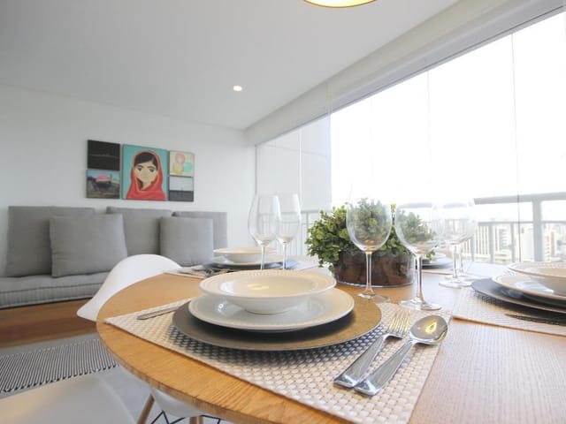 Apartamento com 56m² 1 quarto e 2 banheiros, para alugar, no bairro Vila Nova Conceição em São Paulo