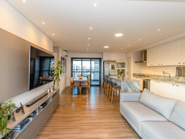 Apartamento com 106m² 2 quartos e 3 banheiros, à venda, no bairro Brooklin em São Paulo