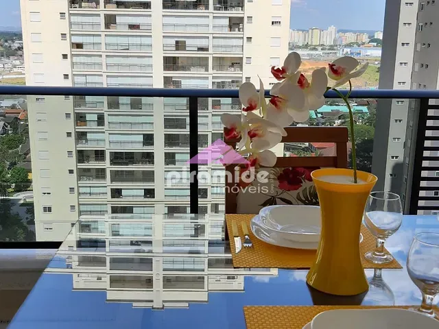 Apartamento com 40m² 1 quarto e 1 banheiro, à venda ou para alugar, no bairro Jardim Aquárius em São José dos Campos